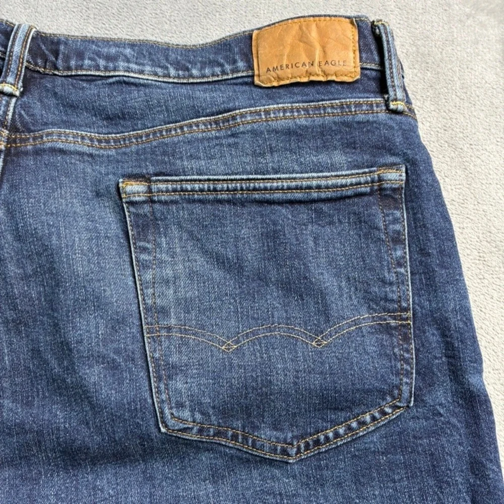 American Eagle Original Bootcut Jeans Men's‎ Med Wash Easy Flex Denim 36x31.5
